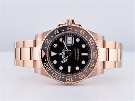 rolex rose gold gmt for sale